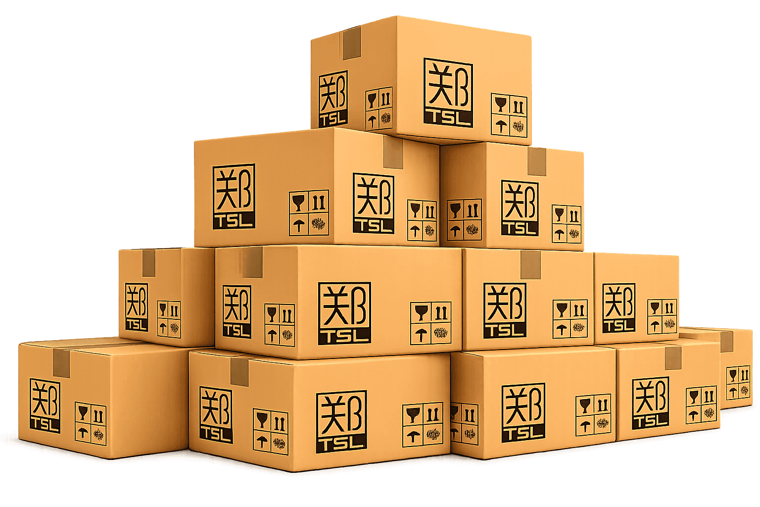 TSL Express delivery boxes