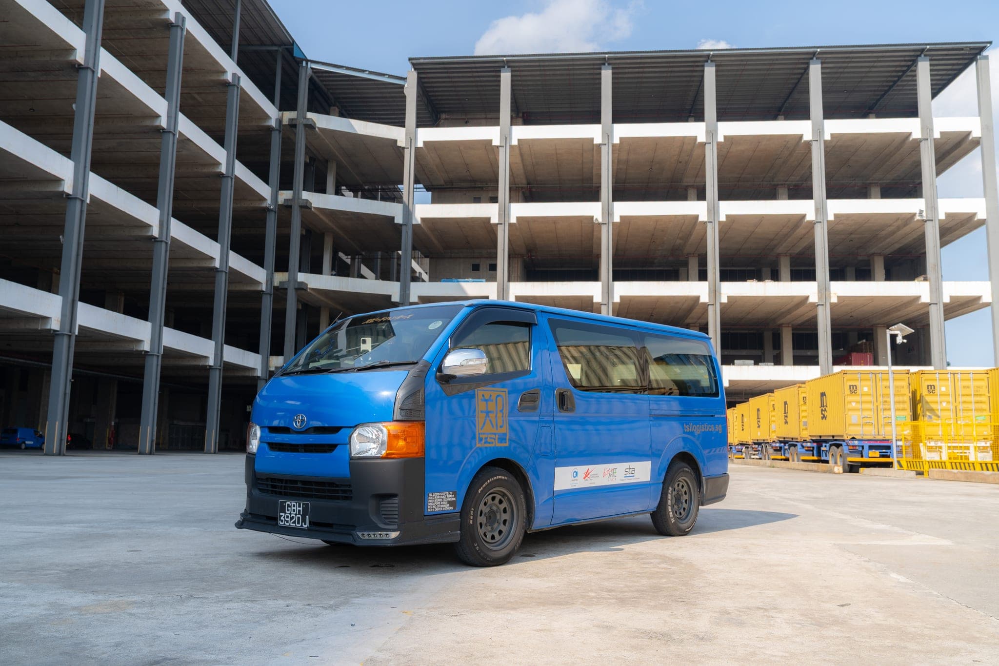TSL Express delivery van